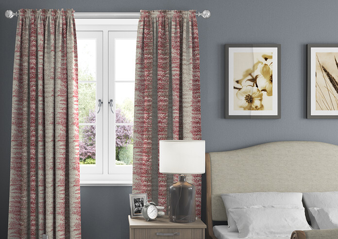 Highbury, Rosso - Made to Measure Curtains - Image 3